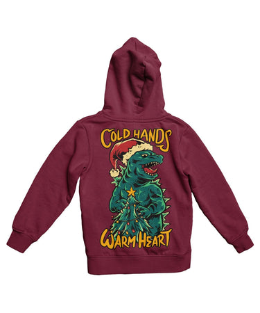 Deep Swimmer Baby Santa Back Printed Christmas Unisex Hoodie 8Ball